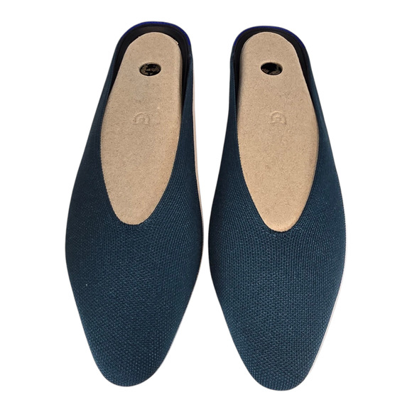 Rothy’s Almond Demi Mule Deep Emerald Knit Slip-On 10.5 NIB with Box - Picture 5 of 9